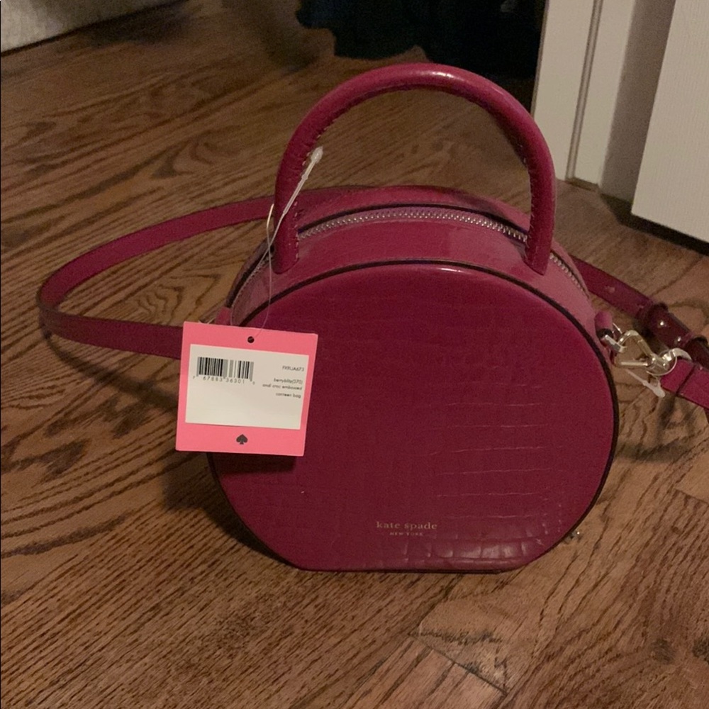 Kate Spade Pink Crossbody Bag with Adjustable Strap